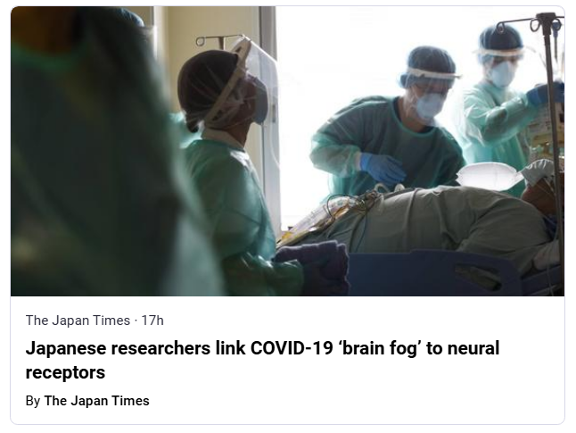 Japanese researchers link COVID-19 ‘brain fog’ to neural receptors Oct 24, 2025