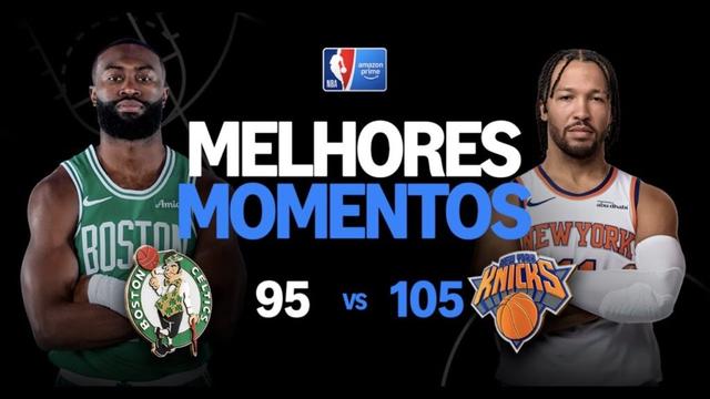 BOSTON CELTICS 95 X 105  NEW YORK KNICKS | MELHORES MOMENTOS | REGULAR SEASON | NBA 2025-26