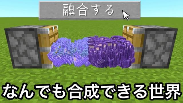 【マイクラ】ありえないアイテム同士を融合して最強兵器を作れる世界がふざけすぎる.. 〜どんなものでも合成できる世界で検証&エンドラ討伐した結果〜【マインクラフト】【まいくら】【魔改造】【変な世界】