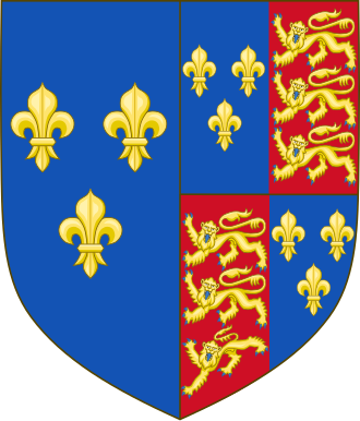 Coat of arms of England in 1460