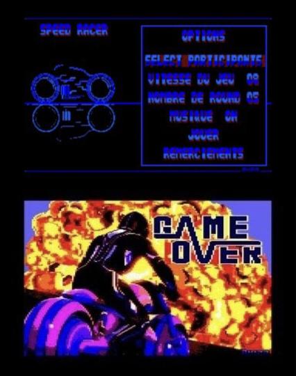 [ImageSource: Amstrad.eu]

👾Full version - With new Gameplay Footage.👾

“SPEED RACER is a game based on the movie TRON, written entirely in assembly language, so speed is key. Challenge up to three of your friends [2 on keyboard and 2 joysticks] for devilish battles. So, who'll be on the track”