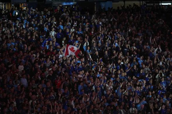 Toronto Blue Jays fans in disbelief after 11-4 win against the Los Angeles Dodgers