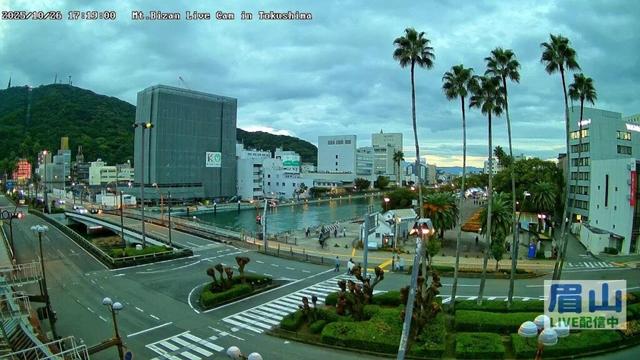 【LIVE配信】眉山ライブカメラ（徳島県徳島市）/Mt. Bizan in Tokushima Japan - Live Cam