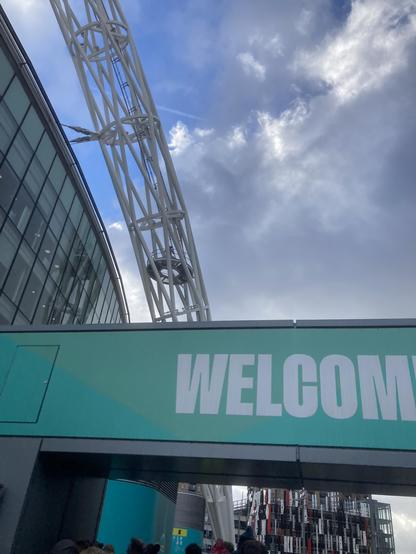 Part of the Wembley arch.