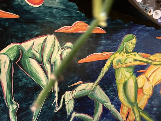 #StreetArt #59Rivoli #Paris #Graf on the stairs of the former "La Samaritaine" store, now transformed into a squat dedicated to street art.