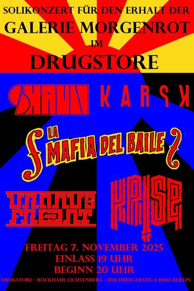 SOLIKONZERT für den Erhalt der GALERIE MORGENROT