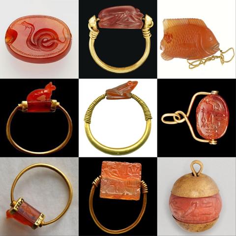Sunday Beady Eye Candy : Ancient Carved Carnelian 

from a selection pinned with provenance to our Sweepings board on Pinterest, tap the Linktree in our profile  or the link in-post