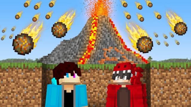 Bunker Bouwen Om De Vulkaan Uitbarsting Te Overleven