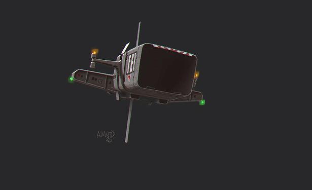 Spaceship drawing