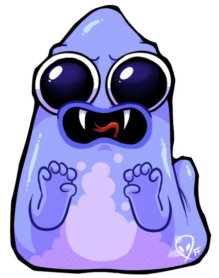 Pupa with fangs and big pupils. From season 6 of Solar Opposites.