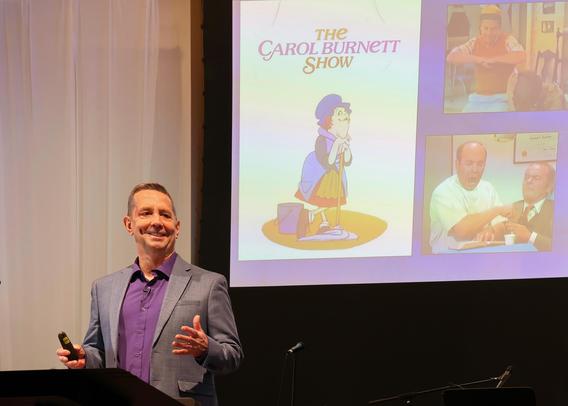 Pastor Don's sermon on "The Helmet of Salvation" began with a reflection on live theater and the Carol Burnett show.