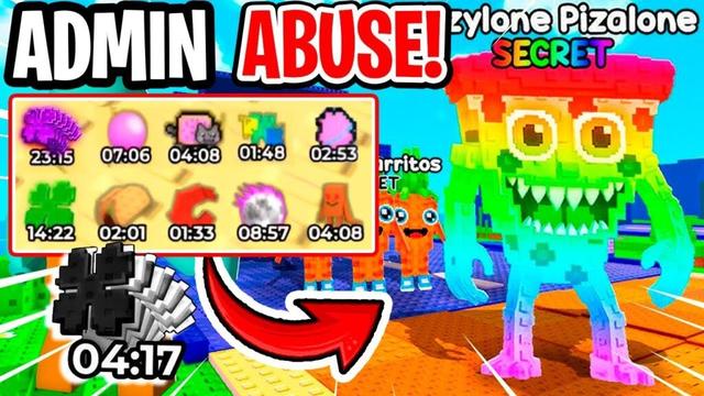 ¡YA EMPEZÓ DOBLE ADMIN ABUSE con BRAINROTS SECRETOS! Plants vs Brainrots (Roblox)