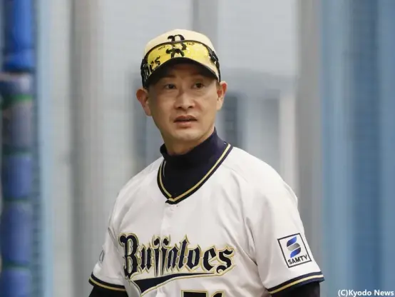 Orix Buffaloes manager Mamoru Kishida (C) Kyodo News