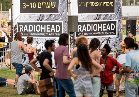 Radiohead poster in a county commiting war crimes.