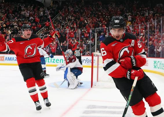 Jack Hughes scores twice as Avalanche falls to Devils, 4-3, in overtime