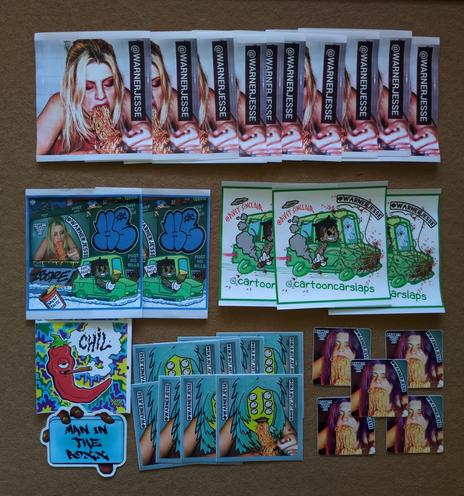 Stickers by Jesse Warner (USA)