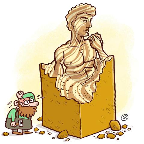 Cartoon para el libro de chistes "365Piadas"