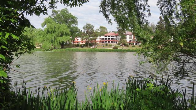 Hotel del Lago. Gegenüber unserem Stellplatz