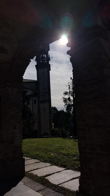 Scatto dal loggiato a Cassago Brianza dove sembra si fermo' Sant'Agostino