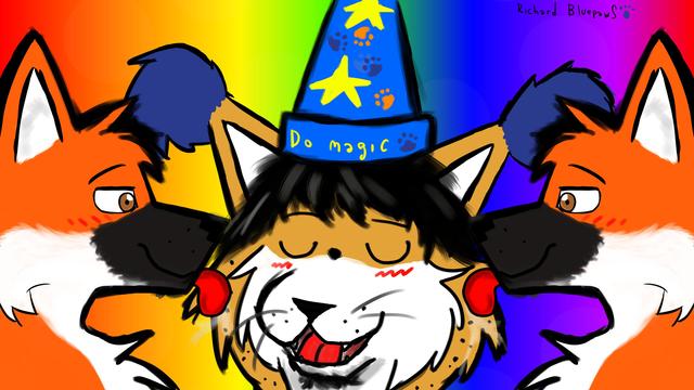 Two maned wolves licking affectionately...
----------------------------------------------------
Dos lobos de crines lambiendo cariñosamente...