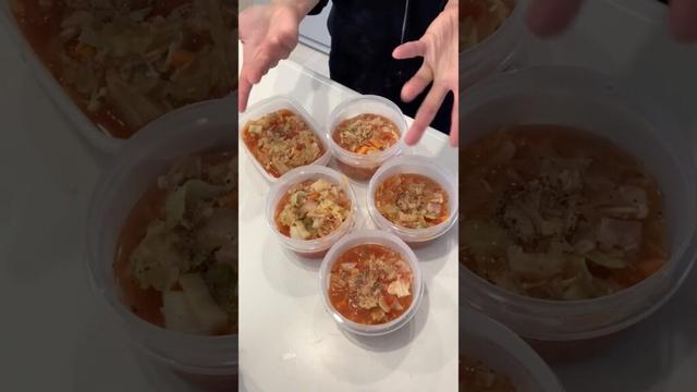 野菜がしっかり摂れる脂肪燃焼スープを冷凍ストックしたら便利すぎた。#冷凍ストック#作り置き#野菜スープ#簡単レシピ#ダイエット