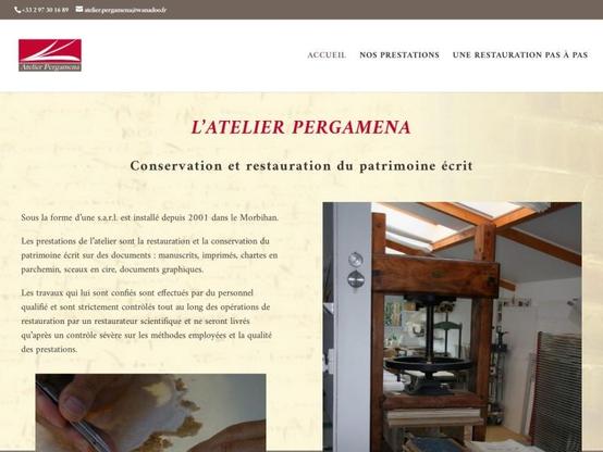 Reliure et livre Atelier Pergamena à #LaTrinitésurMer (#Morbihan) L'Atelier Pergamena est un atelier de conservation restauration du patrimoine écrit et de la reliure. Il propose des prestations...
Suite 👉 https://artisansdupatrimoine.fr/professionnel/1738/atelier-pergamena-la-trinite-sur-mer
#Artisan #Restauration #Patrimoine