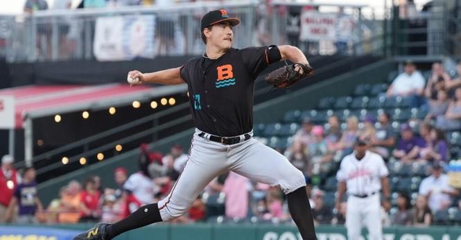 Orioles Trey Gibson was the pop-up prospect of the year