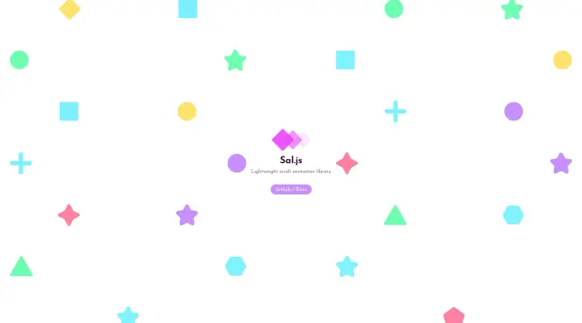 Sal (Scroll Animation Library) is written with aim to provide performant and lightweight solution for animating elements on scroll. It's based on the Intersection Observer, which gives amazing performance in terms of checking the element's presence in viewport.