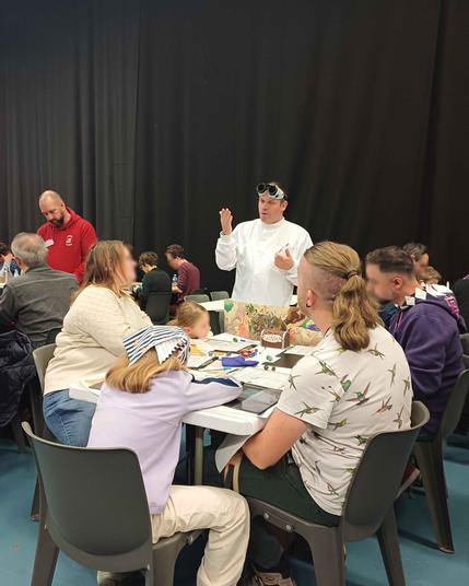 photo d"une des tables de JdR KIDS sur le JdR WilderFeast (Don’t Panic Games)