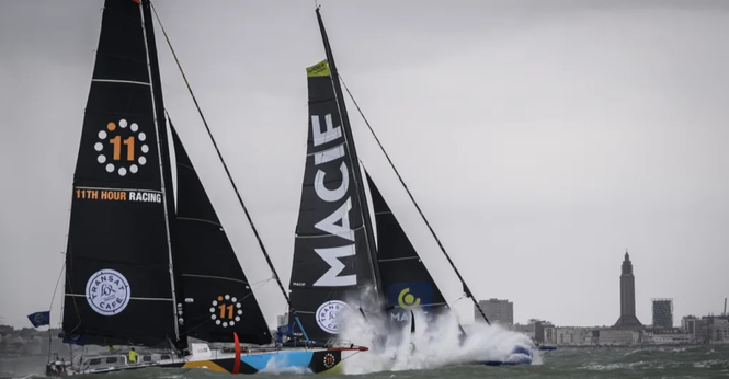 Macif au départ, dimanche au Havre.