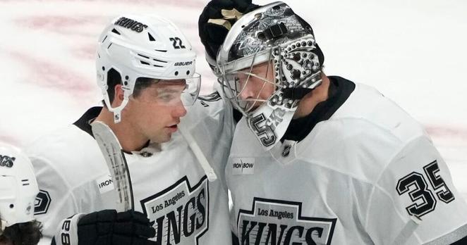 Kings blow three-goal lead but rally to beat the Sharks