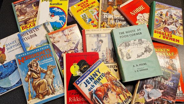 Bild på gamla böcker