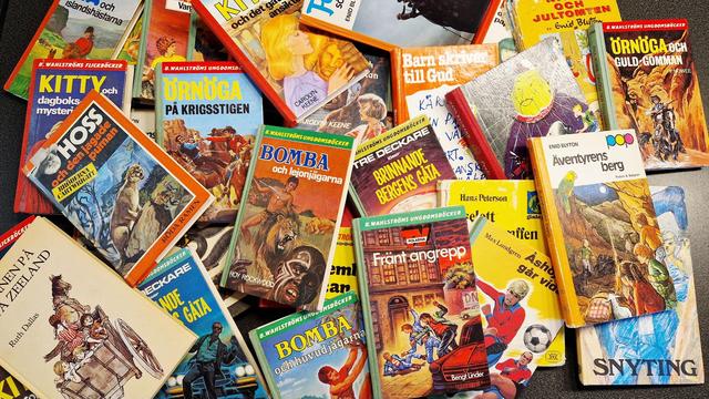 Bild på gamla böcker