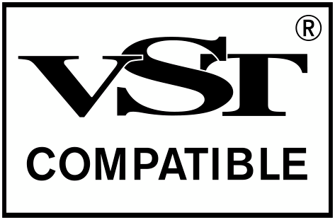 The official logo for VST compatibility