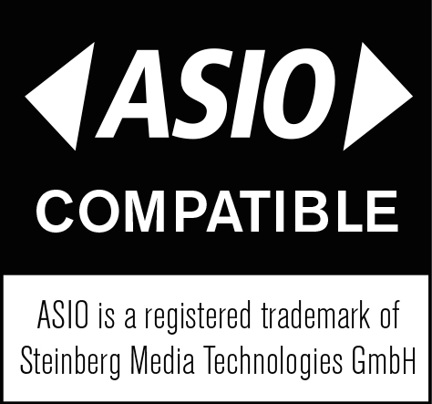 The official logo for ASIO compatibility