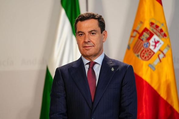 Juanma Moreno Bonilla, el pasado 15 de octubre (Europa Press via Getty Images)