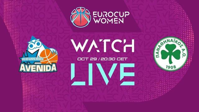 Perfumerias Avenida v Panathinaikos A.C. | Full Basketball Game | EuroCup Women 2025-26