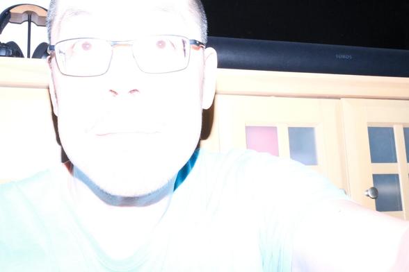 A washed out picture of a human resembling Mookie.