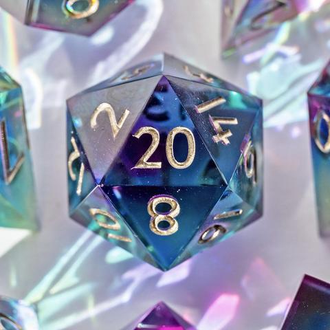 Detailaufnahme des D20
