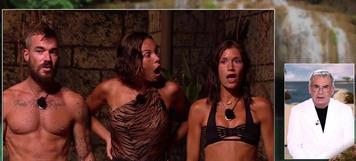 Tony Spina, Jessica Bueno y Miri, en 'Supervivientes All Stars 2'