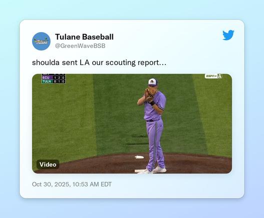 shoulda sent LA our scouting report... https://t.co/40K9srYBvB