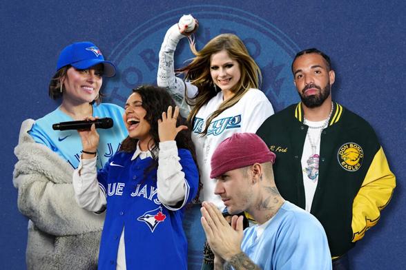 Who are the Blue Jays' celebrity fans? From Drake to Nelly Furtado and Justin Bieber, 24 stars who have shown their love for the Toronto team