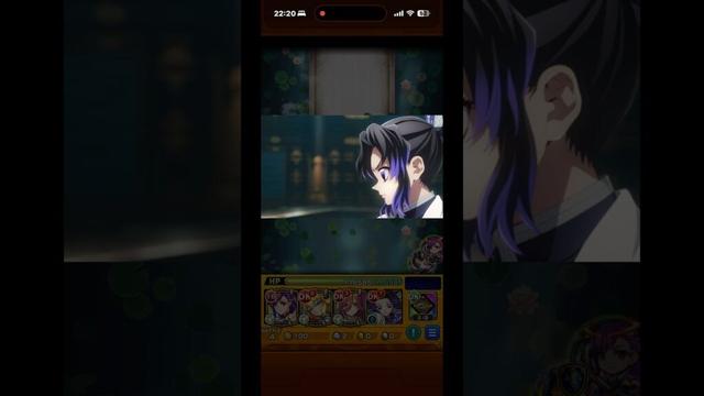 【モンスト】童磨 胡蝶しのぶ 特殊演出 #モンスト #鬼滅の刃コラボ #童磨 #胡蝶しのぶ #shorts