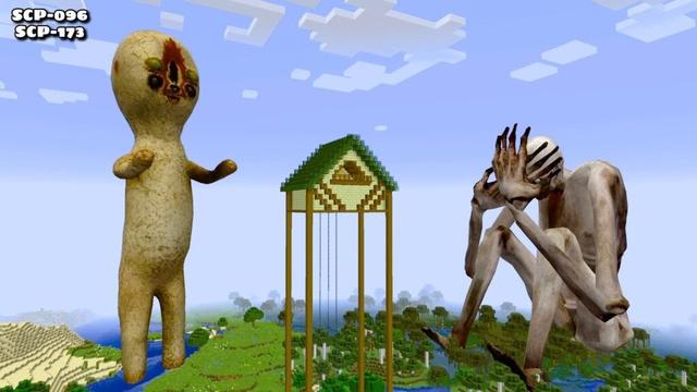 SURVIVING FROM SCP-096 AND SCP-173 in Minecraft - Gameplay - Coffin Meme
