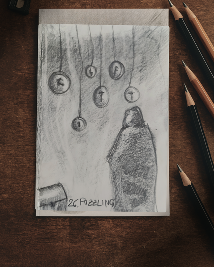 Le anime si sono placate e ora, ai fili restano appesi oggetti simili al bottone che ha scatenato l’incendio.