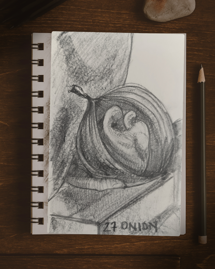 Il messaggio conduce a una scatola misteriosa.  
Dentro, una cipolla tagliata.  
Al centro, un cuore.