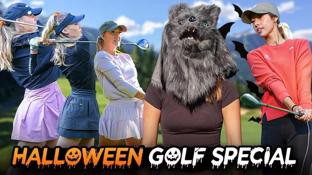 Halloween Golf Challenge: Loser Trick-or-Treats in a Banana Costume! | Golf Girl Games