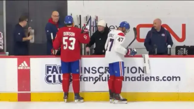Emotional Scene in Brossard as Canadiens Fans Get a Heartwarming Surprise Live from Practice