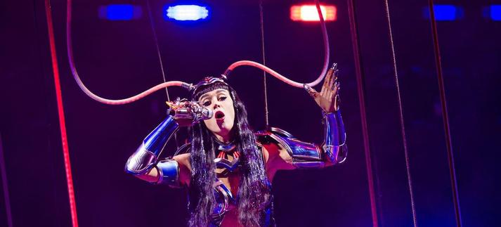 Katy Perry, en uno de los conciertos de 'The Lifetimes Tour 2025'. / picture alliance
