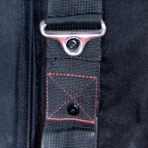 Anschlagpunkt an einem Notfallrucksack